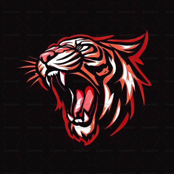 Brüllender Tiger